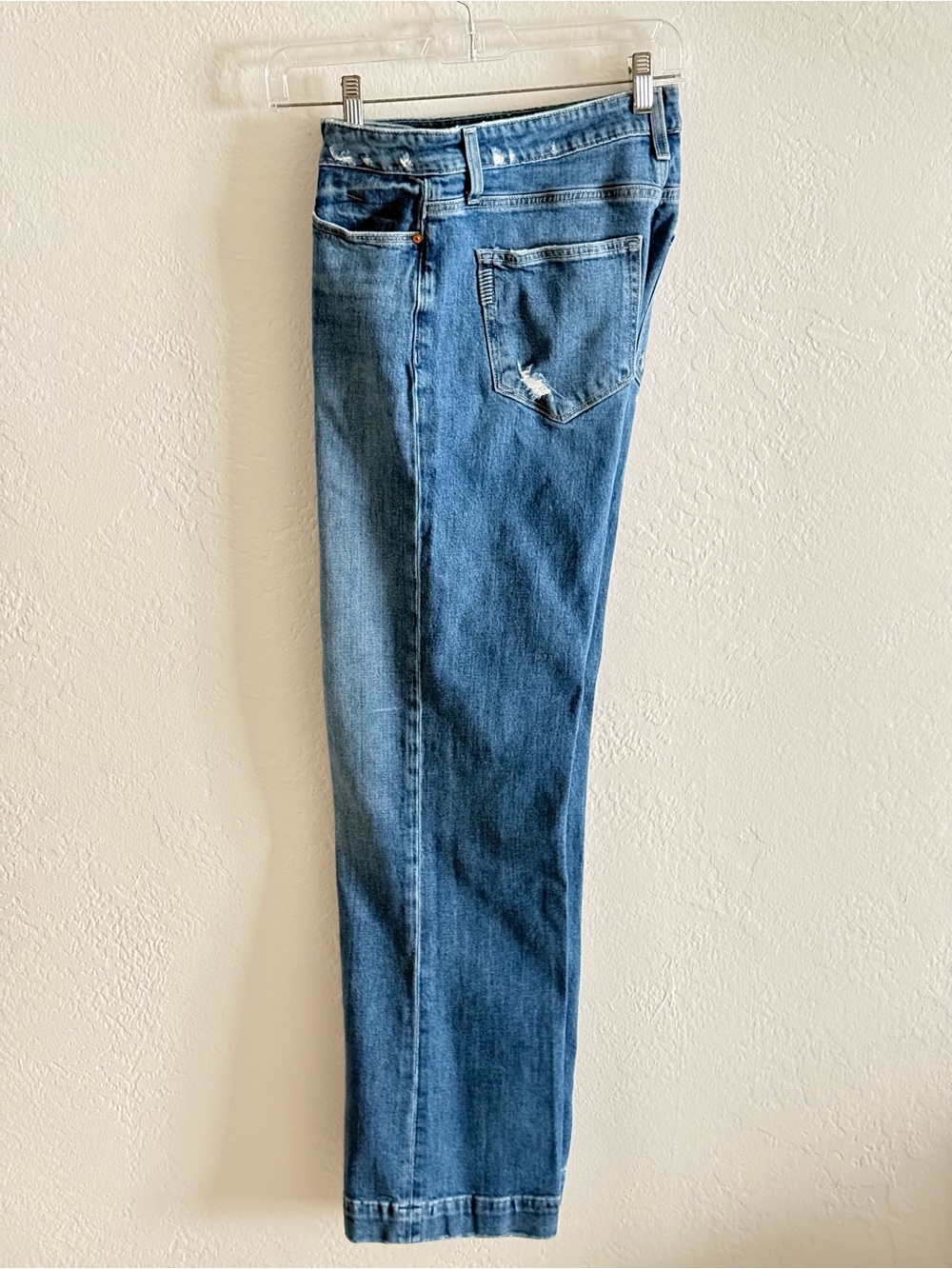 PAIGE Leenah Wide Leg Jeans in Rural Distressed Size 30 x 32 - Picture 6 of 12